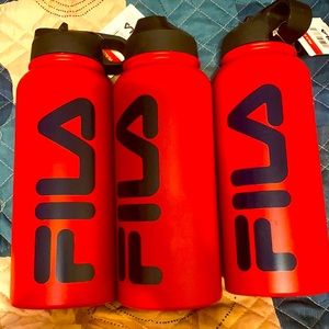 FILA 32 oz water bottles. New with tag. Stainless steel.
